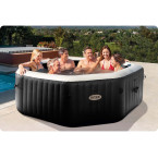 Inflatable Jacuzzi INTEX 28462 - Octagonal SPA, 6-Person, 218 x 71 cm with Hydro Massage and Premium Accessories