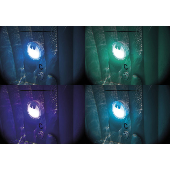 Inflatable Jacuzzi INTEX 28452 - Square SPA, 6-Person, 196 x 71 cm with Hydro Massage and Premium Set