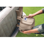 Inflatable Jacuzzi INTEX 28472 - Square SPA, 6-Person, 196 x 71 cm with Hydro Massage and Premium Set