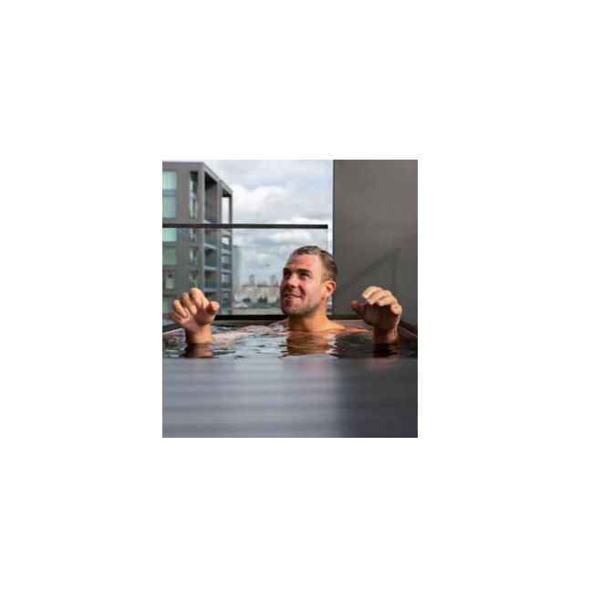 Thermal Kick Ice Tub - Innovative Single-Person Ice Bath Tub from the Ice SPA Series