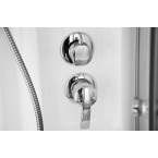 MO-1706 TRIO, dry sauna, steam sauna and shower cabin 165X105X215CM | Modern Design | For Family and Friends