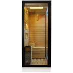 MO-1751B LEWA TRIO, dry sauna, steam sauna and shower cabin 180X110X223CM | Thermo Wood | Natural Wood