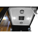 MO-1752B LEWA TRIO, dry sauna, steam sauna and shower cabin 180X110X223CM | Modern Design | Home SPA