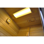 MO-1752B LEWA TRIO, dry sauna, steam sauna and shower cabin 180X110X223CM | Modern Design | Home SPA