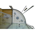 MO-1751W LEWA TRIO, dry sauna, steam sauna and shower cabin 180X110X223CM | Elegant Minimalism | Luxury Relaxation