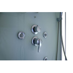 MO-1751W LEWA TRIO, dry sauna, steam sauna and shower cabin 180X110X223CM | Elegant Minimalism | Luxury Relaxation