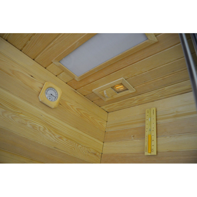 MO-1751W LEWA TRIO, dry sauna, steam sauna and shower cabin 180X110X223CM | Elegant Minimalism | Luxury Relaxation