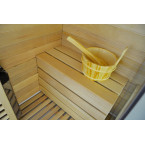 MO-1751W RIGHT TRIO, dry sauna, steam sauna and shower cabin 180X110X223CM | Ready to Assemble | Luxury Relaxation