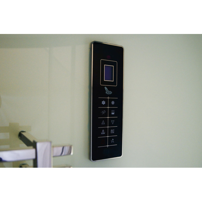 MO-1751W LEWA TRIO, dry sauna, steam sauna and shower cabin 180X110X223CM | Elegant Minimalism | Luxury Relaxation