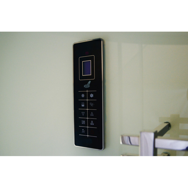 MO-1751W RIGHT TRIO, dry sauna, steam sauna and shower cabin 180X110X223CM | Ready to Assemble | Luxury Relaxation