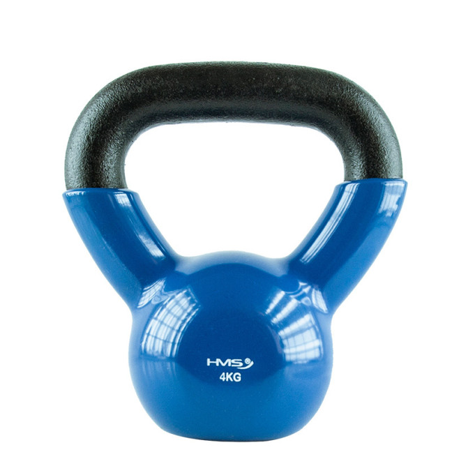 Blue KETTLEBELL Vinyl-Coated Cast Iron HMS