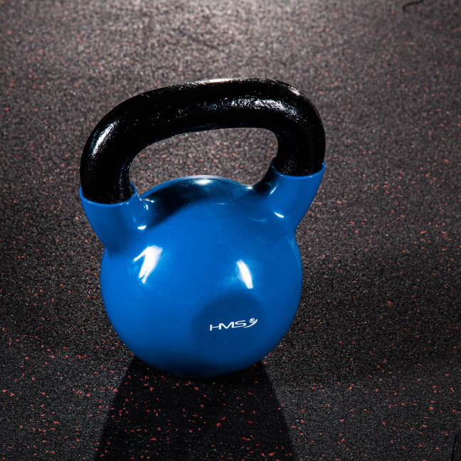 Blue KETTLEBELL Vinyl-Coated Cast Iron HMS