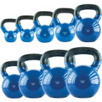 KNV BLUE CAST IRON KETTLEBELL VINYL-COATED HMS