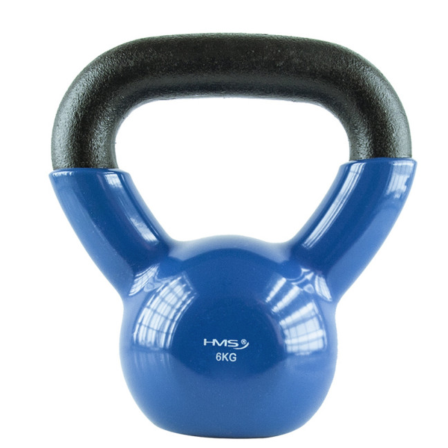 Blue KETTLEBELL Vinyl-Coated Cast Iron HMS