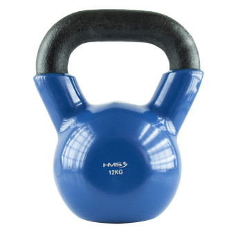 Blue KETTLEBELL Vinyl-Coated Cast Iron HMS