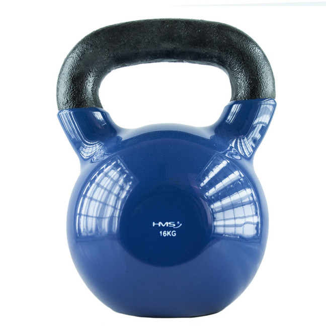Blue KETTLEBELL Vinyl-Coated Cast Iron HMS
