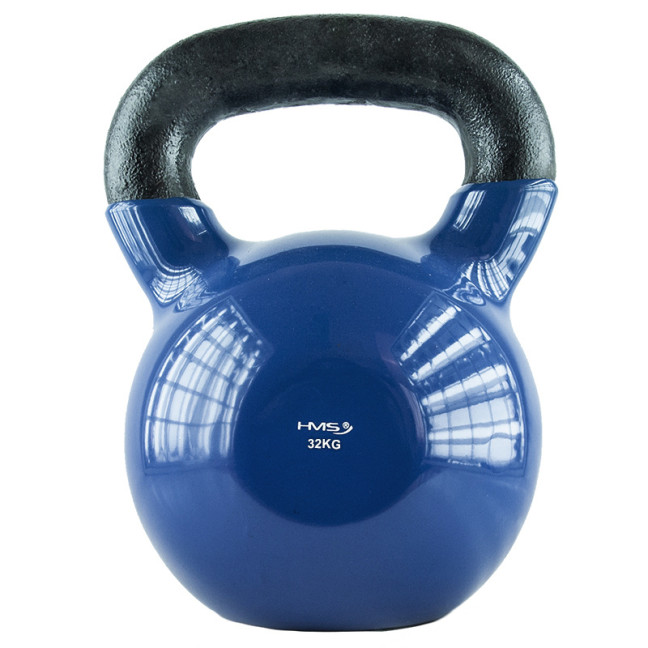 Blue KETTLEBELL Vinyl-Coated Cast Iron HMS