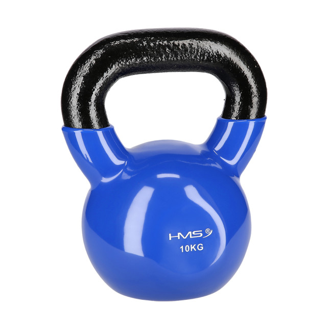 Blue KETTLEBELL Vinyl-Coated Cast Iron HMS