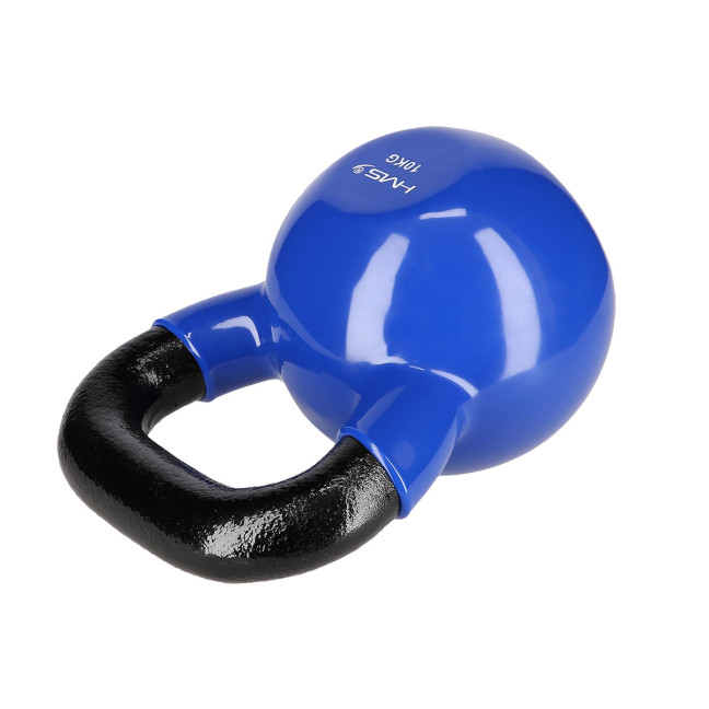 Blue KETTLEBELL Vinyl-Coated Cast Iron HMS