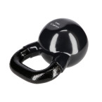 Black Kettlebell Cast Iron Vinyl Coated HMS