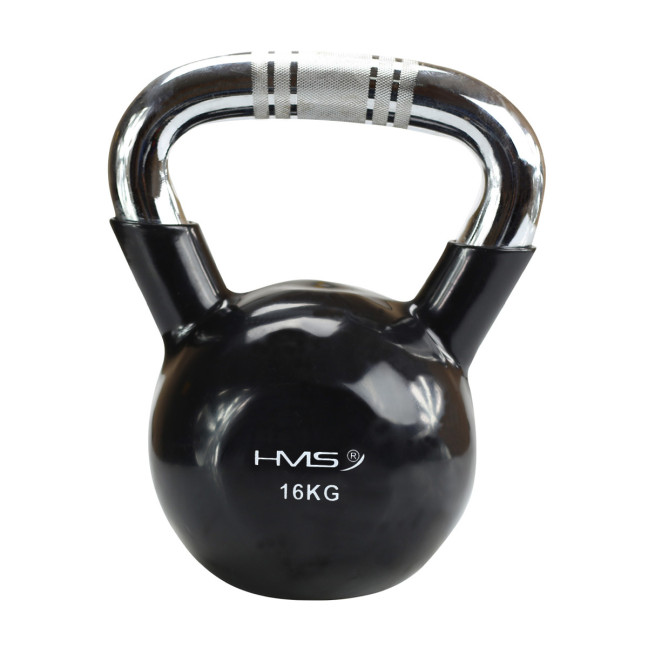 Vinyl cast iron kettlebell HMS