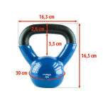 KNV BLUE CAST IRON KETTLEBELL VINYL-COATED HMS