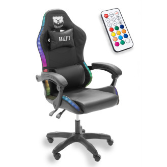 Grizzly RGB Gaming Chair - Black