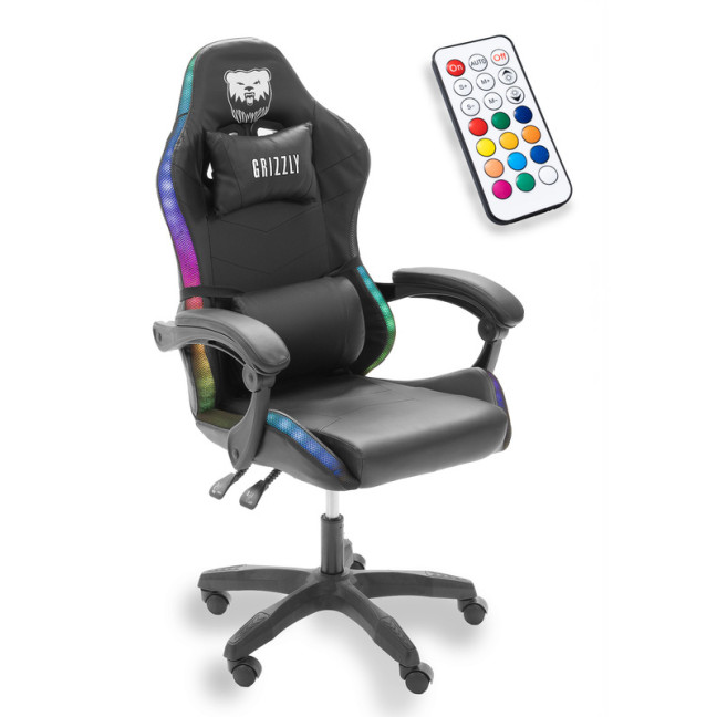 Grizzly RGB Gaming Chair - Black