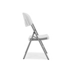 Folding catering chair - white