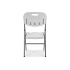 Folding catering chair - white