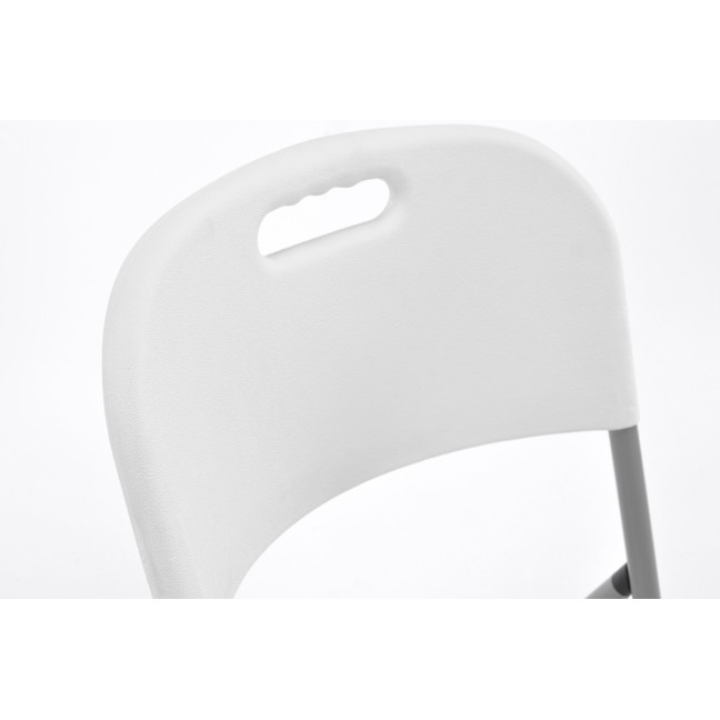 Folding catering chair - white