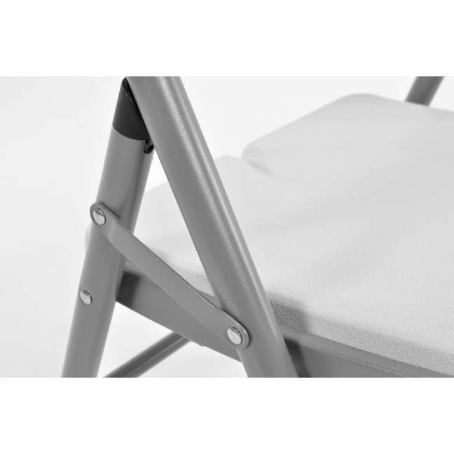 Folding catering chair - white