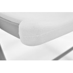 Folding catering chair - white