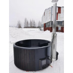 DeLux 200 Hot Tub - Luxurious Outdoor Spa BLACK