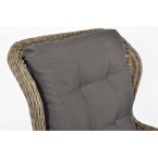 SONATA Exclusive Armchair with Footrest | Comfortable garden armchair, modern style, for patio and balcony