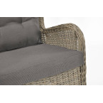 SONATA Exclusive Armchair with Footrest | Comfortable garden armchair, modern style, for patio and balcony