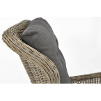 SONATA Exclusive Armchair with Footrest | Comfortable garden armchair, modern style, for patio and balcony