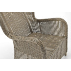 SONATA Exclusive Armchair with Footrest | Comfortable garden armchair, modern style, for patio and balcony