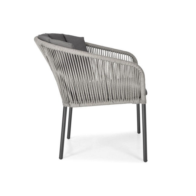 VICTORIA Rope Garden Chair - Black