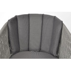 VICTORIA Rope Garden Chair - Black