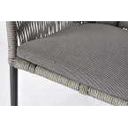 VICTORIA Rope Garden Chair - Black