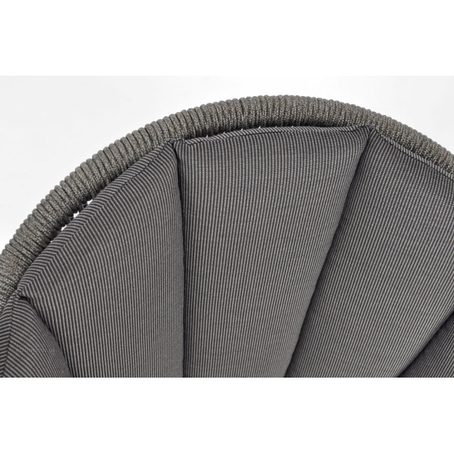 VICTORIA Rope Garden Chair - Black