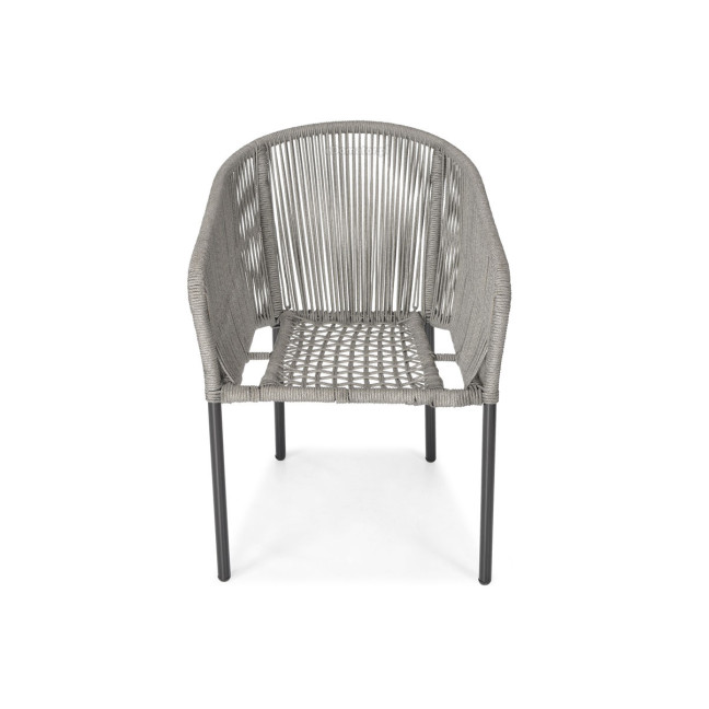 VICTORIA Rope Garden Chair - Black