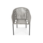 VICTORIA Rope Garden Chair - Black