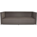 MALAGA 3-Person Rattan Garden Sofa | Rattan garden furniture, patio set, garden relaxation