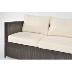 MALAGA 3-Person Rattan Garden Sofa | Rattan garden furniture, patio set, garden relaxation