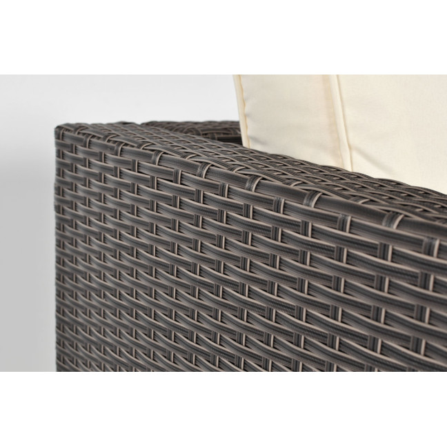 MALAGA 3-Person Rattan Garden Sofa | Rattan garden furniture, patio set, garden relaxation