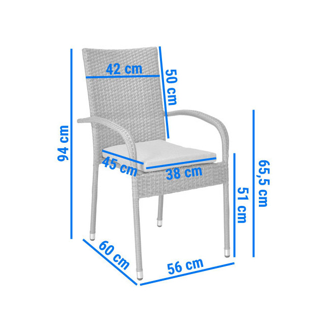 MALAGA Rattan Garden Chair | Rattan garden furniture, patio set, garden relaxation