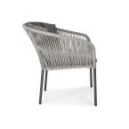 VICTORIA Rope Garden Chair - Black