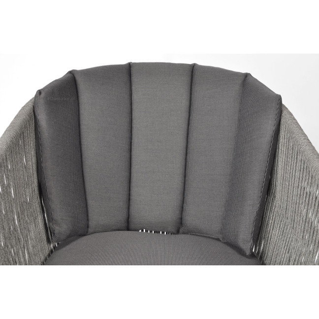 VICTORIA Rope Garden Chair - Black